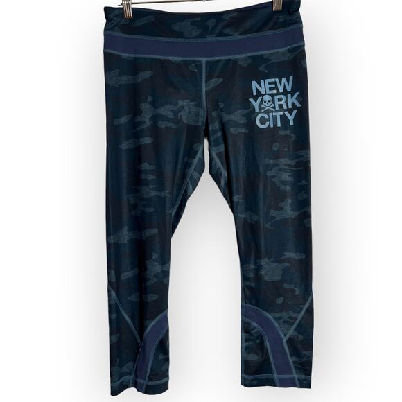 Lululemon x SoulCycle Run Inspire Crop II Luxtreme Leggings SIZE 8 Blue Camo - Picture 4 of 12